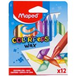 Maped Trojhranné voskovky Color´Peps Wax 12 barev – Zboží Dáma