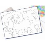 Radost v písku Šablona na pískování ovečka na louce A4 210 x 297 mm – Hledejceny.cz