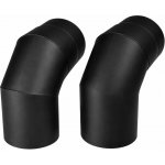 Kovo KRAUS Koleno kouřové 150mm / 90° silnostěnné 1,5mm – Sleviste.cz