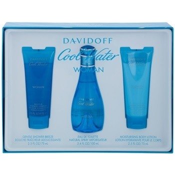 Davidoff Cool Water Woman X. EDT 100 ml + tělové mléko 75 ml + sprchový gel 75 ml dárková sada