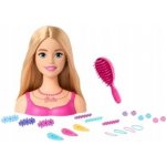 Barbie Barbie Stylingová hlava Blond vlasy HMD88 – Zboží Dáma