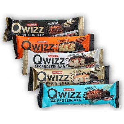 Nutrend QWIZZ protein bar 6 x 60 g – Zboží Mobilmania