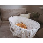 Ahojbaby Ahojbaby Mojžíšův košík pro miminko Paper Dream white + matrace Basic – Zbozi.Blesk.cz