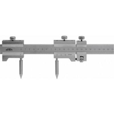 Kinex Kružidlo ploché s mm dělením a jemným stavěním 2000/0,1mm DIN 862 2078-3 – Zboží Mobilmania