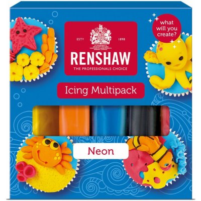 Renshaw barevný rolovaný Fondán sada Neon 5 x 100 g – Hledejceny.cz