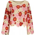 DESIGUAL Elegantní dámský svetr Beige – Sleviste.cz