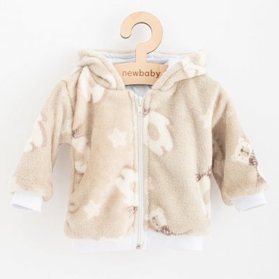 New Baby Kojenecká Wellsoft zimní mikinka s kapucí Polar Bear – Zboží Mobilmania