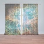 Sablio Záclony Vesmírná abstrakce: 2ks 150x250cm – Hledejceny.cz