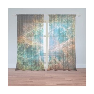 Sablio Záclony Vesmírná abstrakce: 2ks 150x250cm – Hledejceny.cz