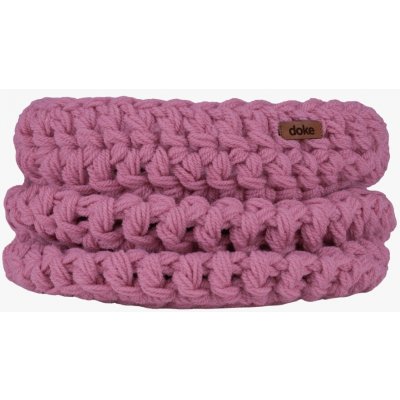 Háčkovaný nákrčník lilac – Zboží Dáma