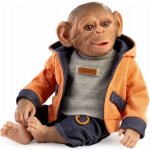 Guca Reborn 986 realistická opička miminko s měkkým látkovým tělem 32 cm – Hledejceny.cz