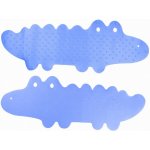 BocioLand Protiskluzová podložka do vany Krokodýl 33x90 cm, modrá – Zboží Dáma