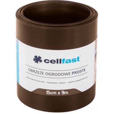 Cellfast Obrubník 15 cm x 9 m hnědá 1 ks – Zbozi.Blesk.cz