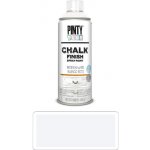 Pintyplus Chalk křídová barva ve spreji na různé povrchy 400 ml lomená bílá CK788 – Sleviste.cz