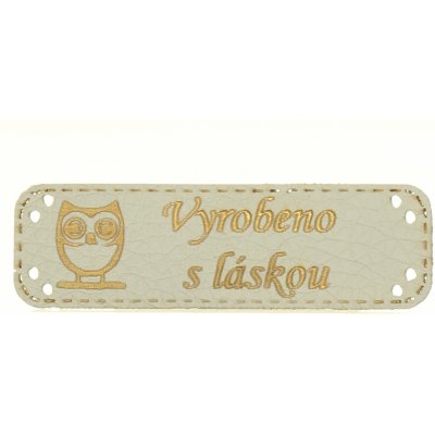 Naše galanterie Obdélník světle šedá koženka sova – Zboží Mobilmania