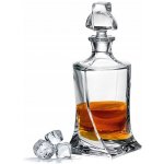 Crystalite Bohemia karafa na whisky Quadro 0,85 l – Zboží Mobilmania