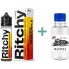 Příchuť pro míchání e-liquidu Liqua Ritchy Peach Mango Pineapple S & V 12 ml + Základní báze Mašinka 70VG/30PG 100 ml