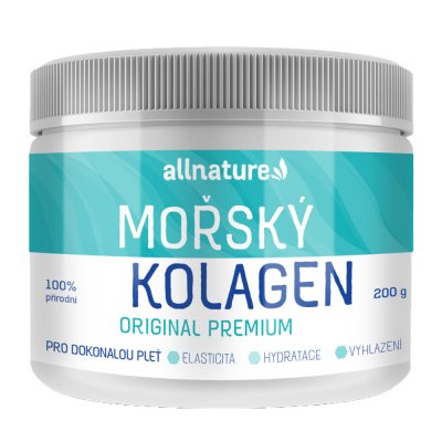 Allnature Mořský kolagen originál prémium 200 g – Hledejceny.cz