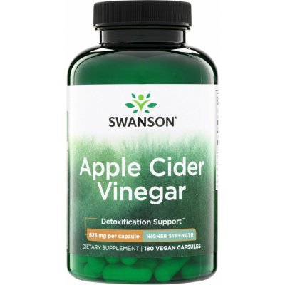Swanson Apple Cider Vinegar Jablečný Ocet 625 mg 180 kapslí – Hledejceny.cz