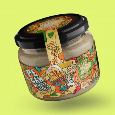 Lifelike Pecan white choco twister 300 g – Sleviste.cz
