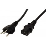 Value Kabel síťový Švýcarsko, SEV1011 (typ J) - IEC320 C13, 1,8m, bílý - 19.99.1223 – Hledejceny.cz