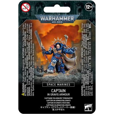 GW Warhammer 40000: Space Marines Captain in Gravis Armour – Zboží Mobilmania