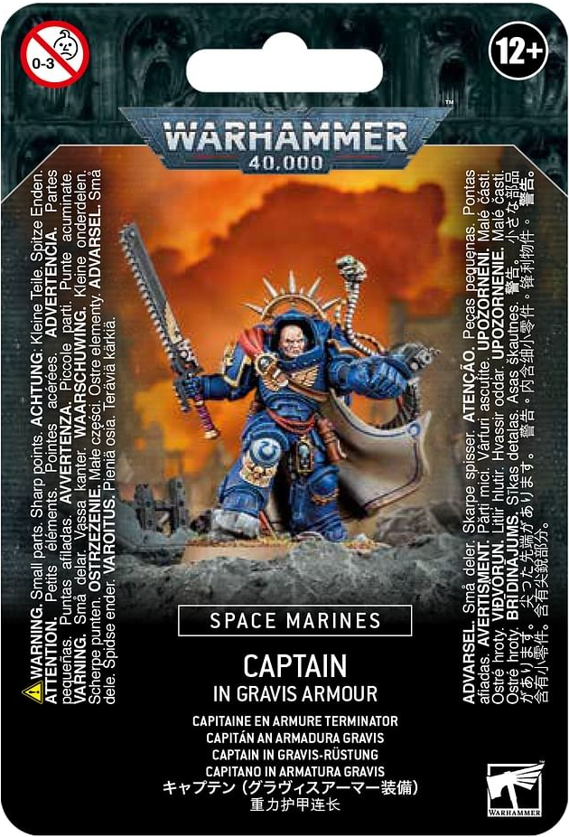GW Warhammer 40000: Space Marines Captain in Gravis Armour