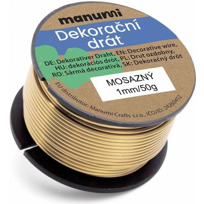 Hobby dráty Mosazný drát 1mm/50g – Sleviste.cz