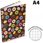 UNIPAP záznamová kniha A4 čtvereček 100 listů – Zboží Živě