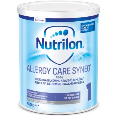 NUTRILON 1 ALLERGY CARE SYNEO 450 g – Hledejceny.cz