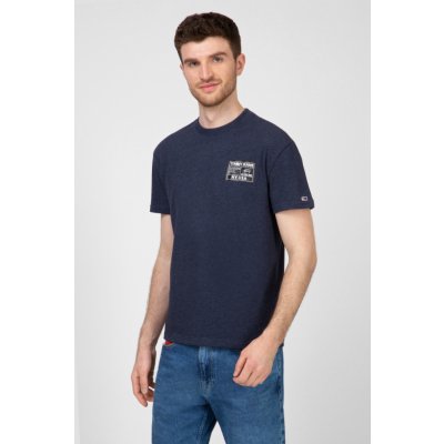 Tommy Hilfiger Tommy Jeans pánské tmavě modré tričko TJM BLACK LABEL TEE – Zbozi.Blesk.cz