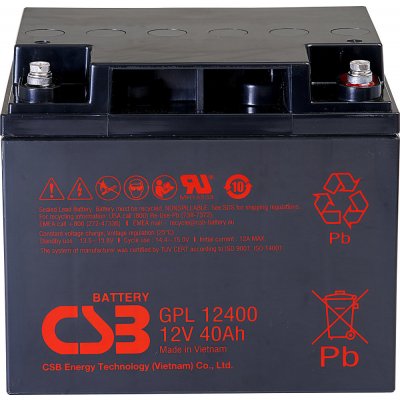 CSB 12V 40Ah GPL12400 I – Hledejceny.cz