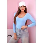 Kesi dámské body Vixen s hlubokým výstřihem modré – Zboží Dáma