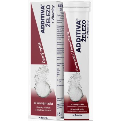 Additiva Addititiva železo (Fe2) + Vitaminy s kyselinou listovou 20 ks – Hledejceny.cz
