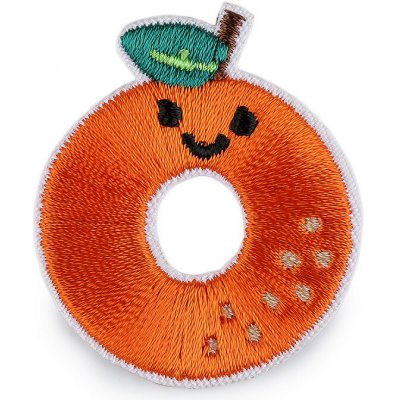 Nažehlovačka písmena Varianta: O oranžová, Balení: 10 ks – Hledejceny.cz