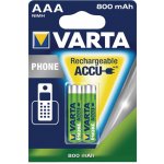 Varta Akumulátor NiMH 2x 1.2V/750mAh, VARTA-T398B – Zbozi.Blesk.cz