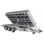 Saris Přívěs 3-str. sklápěč406x204cm 3500kg 3 nápravy listová pera, nájezdy – Hledejceny.cz