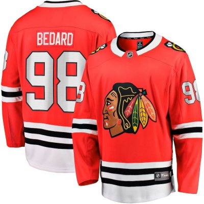 Fanatics Dětský dres Connor Bedard #98 Chicago Blackhawks Breakaway Home Jersey