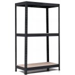 Trestles RH Regál 900 x 1200 x 400 mm 3 police černá – Zboží Dáma