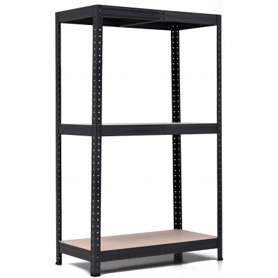 Trestles RH Regál 900 x 1200 x 400 mm 3 police černá – Zboží Dáma
