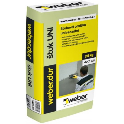 Weber Štuková omítka Weberdur štuk UNI 25 kg – Hledejceny.cz