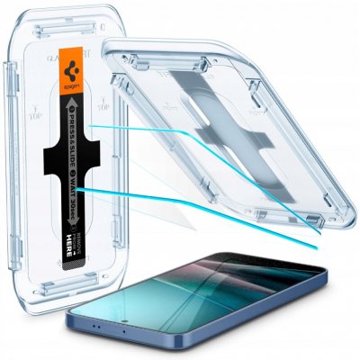 Spigen Glass tR EZ Fit HD Transparency 2 Pack Samsung Galaxy S24 AGL07440 – Zboží Živě