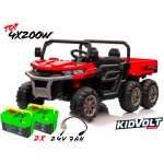 KidVolt FARMER TRUCK červená – Zboží Dáma