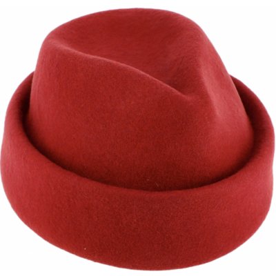 Fiebig Headwear since 1903 Dámská plstěná lodička červená – Zboží Mobilmania