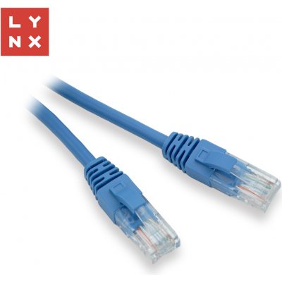 Lynx CS LX-UTP5E-100-BLUE UTP patch Cat5e PVC CCA 10m modrý – Zboží Živě