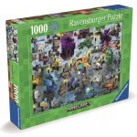 RAVENSBURGER Challenge: Minecraft 1000 dílků – Sleviste.cz