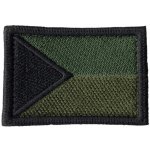 Nášivka: Vlajka Česká republika [55x38] [ssz] olivová | černá – Zboží Dáma