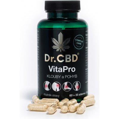 Dr.CBD Dr. CBD VitaPro klouby a pohyb 60 + 20 kapslí