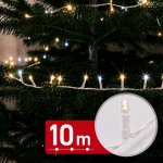 Phenom LED světelný řetěz s efektem rampouchů, 10 m, 500 LED, teplá a studená bílá – Hledejceny.cz