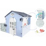 Mochtoys Zahradní domek modrobílý s plotem – Zboží Dáma
